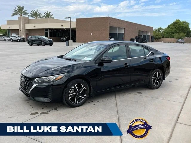 Certified Used 2025 Black Nissan SV image 1