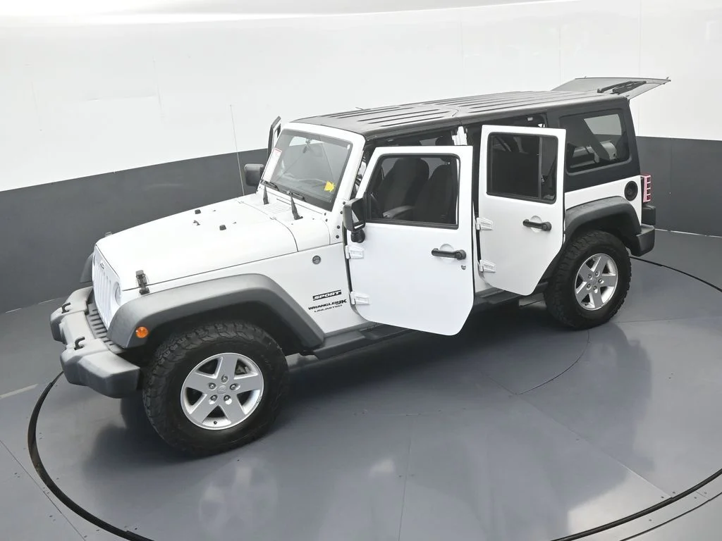 Used 2018 Bright White Clearcoat Jeep Unlimited Sport image 59