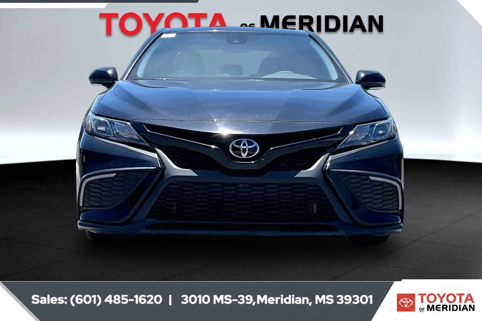 Used 2024 Midnight Black Metallic Toyota SE image 3