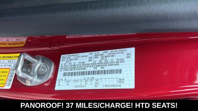 New 2026 Rapid Red Metallic Tinted Clearcoat Ford Plug-In PHEV image 35