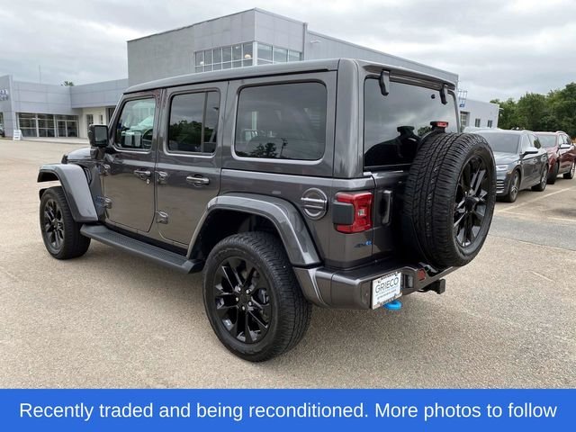 Used 2021 Gray Jeep Unlimited Sahara 4xe image 7