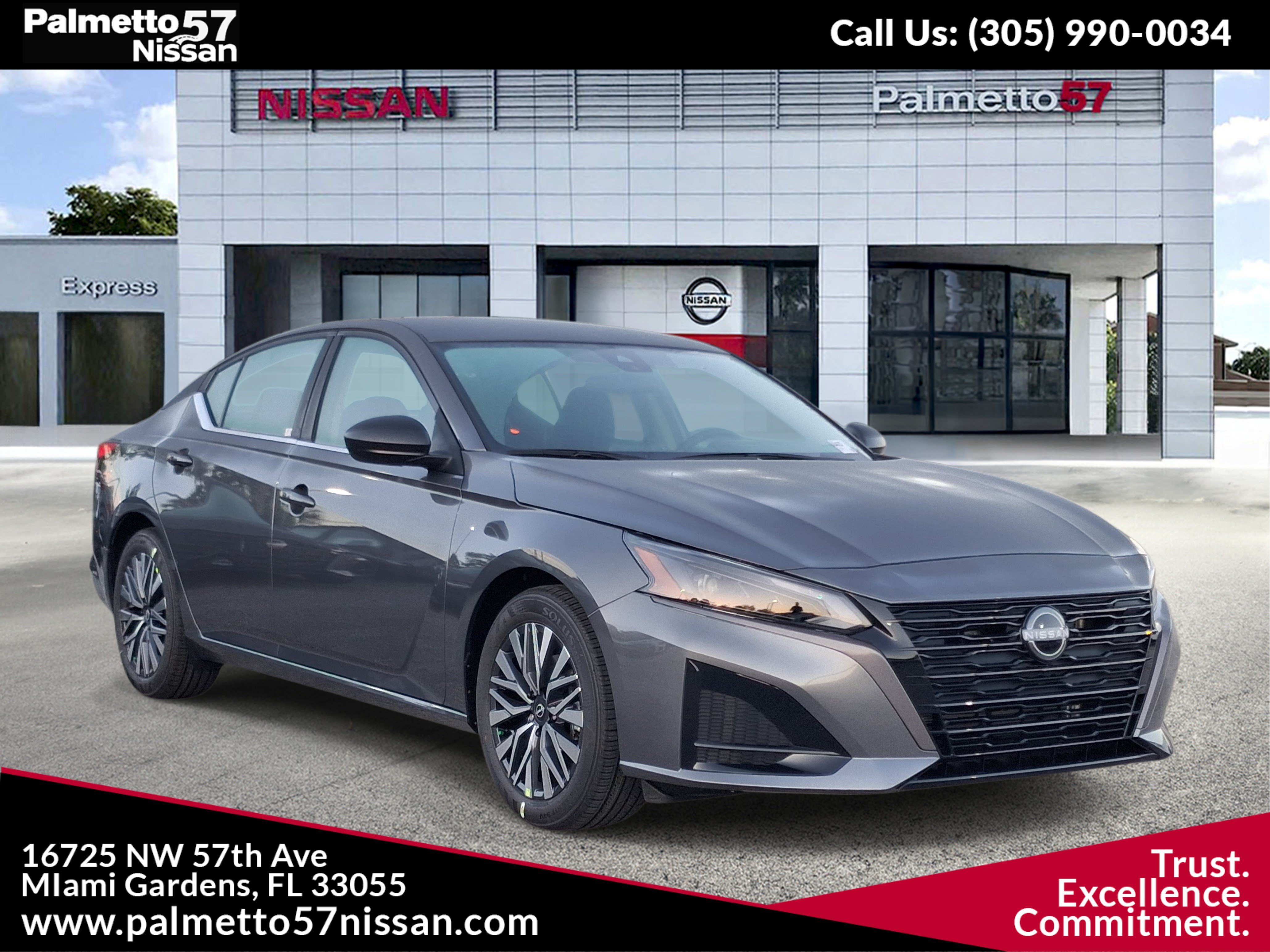 New 2026 Gun Metallic Nissan 2.5 SV image 1