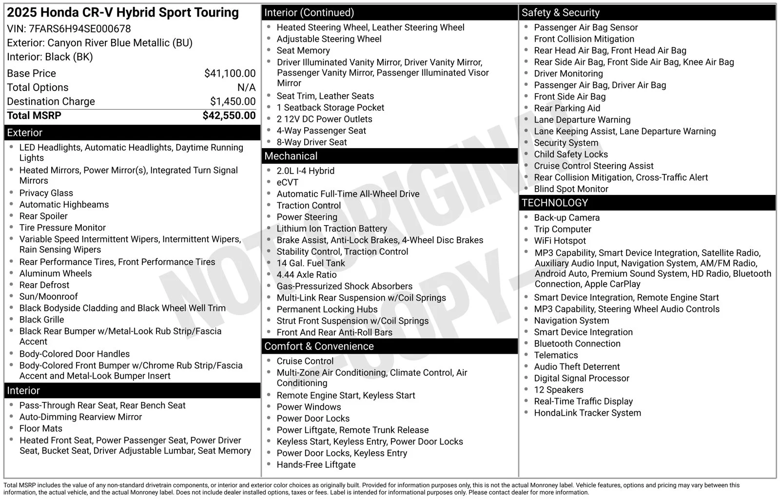Used 2025  Honda Sport Touring image 2