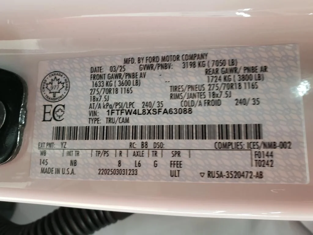 Used 2025 White Ford Tremor image 27