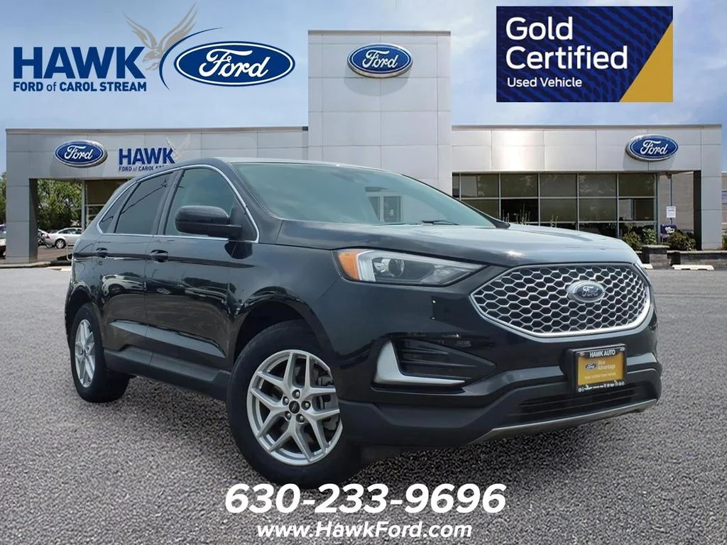 Certified Used 2024 Black Metallic Ford SEL image 1