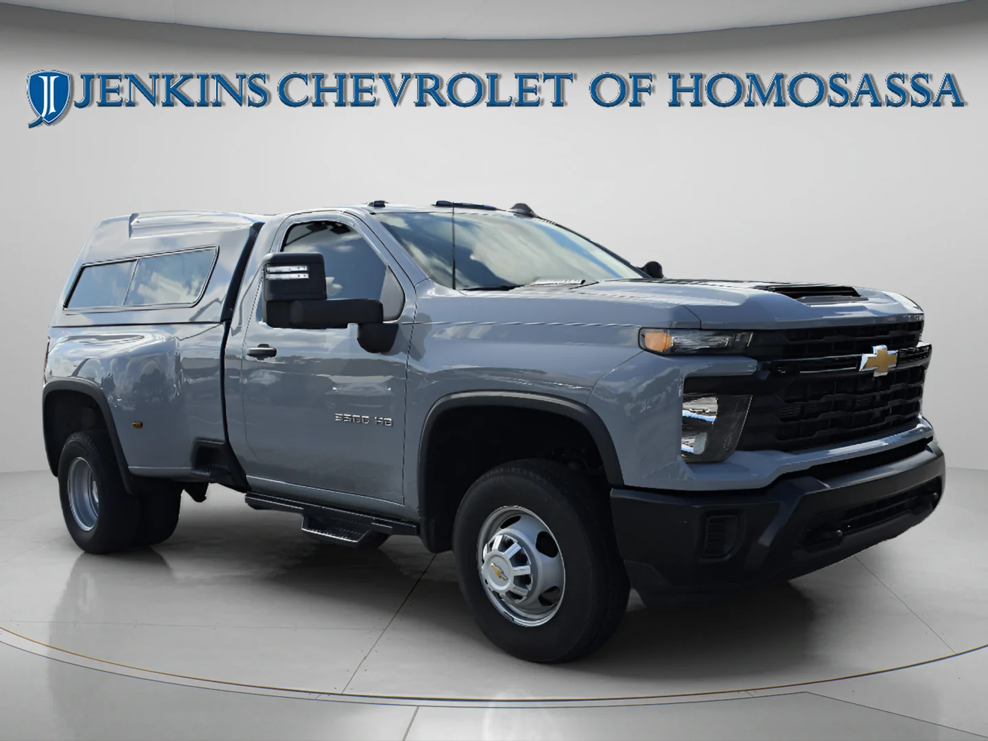 Used 2024 Slate Gray Metallic Chevrolet Work Truck image 1