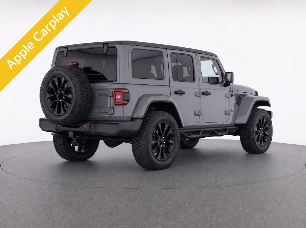 Used 2022 Gray Jeep Unlimited Sahara 4xe image 4