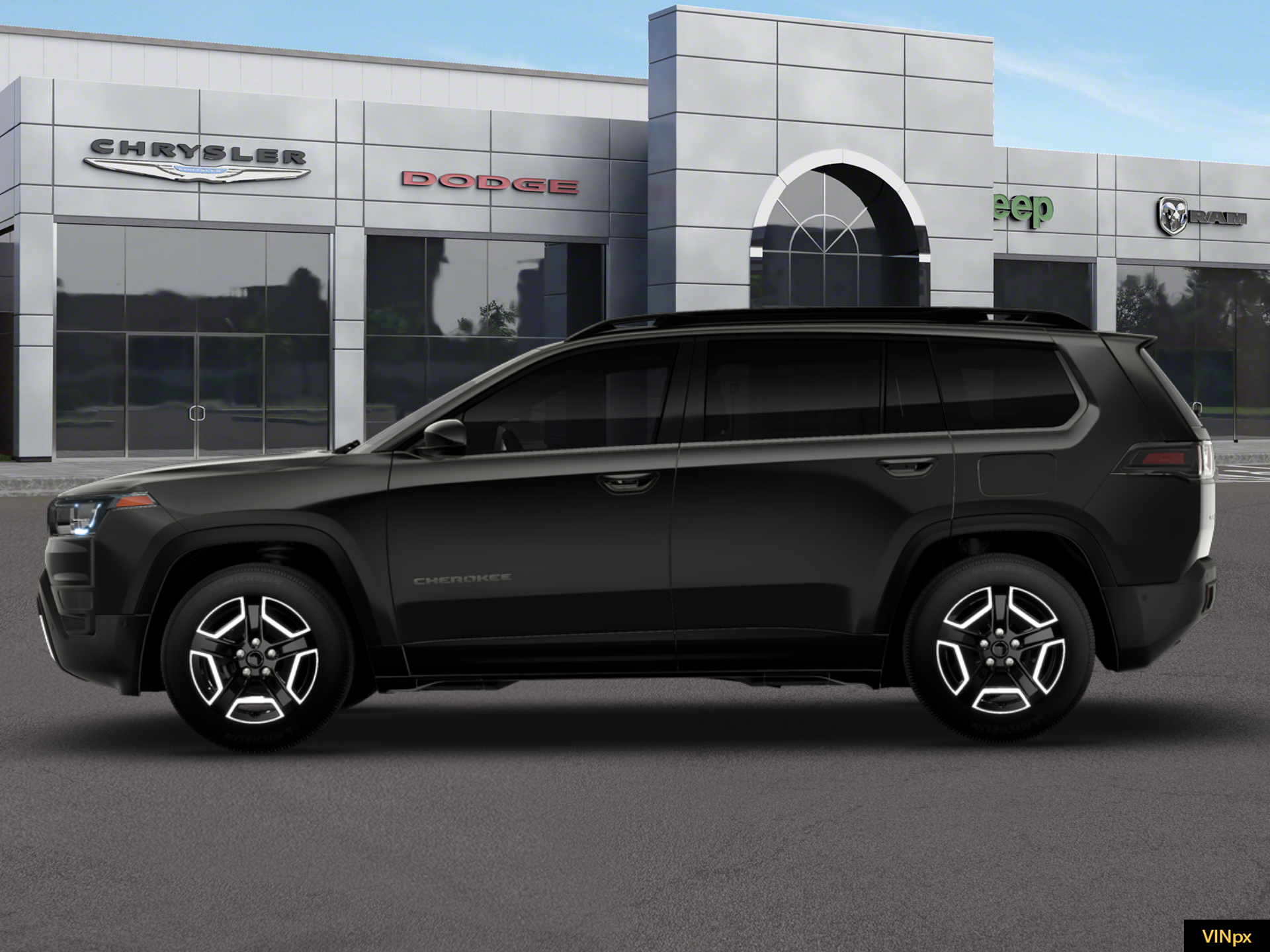New 2026 Diamond Black Crystal Pearl-Coat Exterior Paint Jeep  image 3