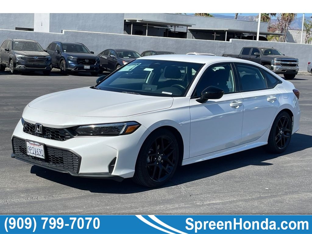 Certified Used 2025 Platinum White Pearl Honda Sport image 1