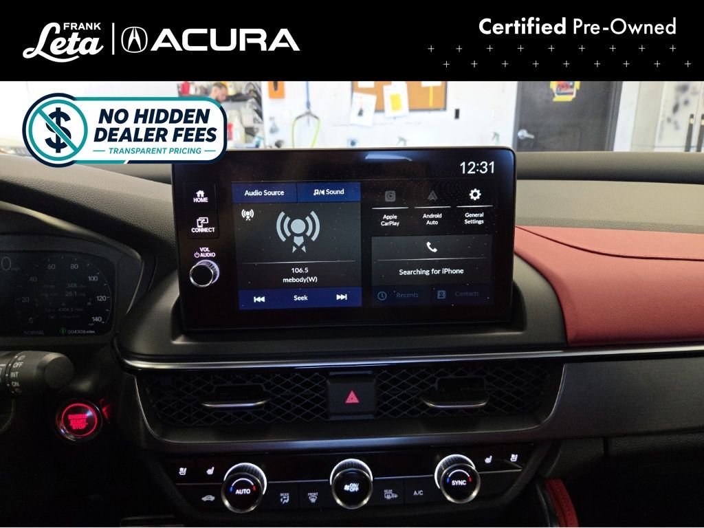 Certified Used 2025 Platinum White Pearl Acura  image 10