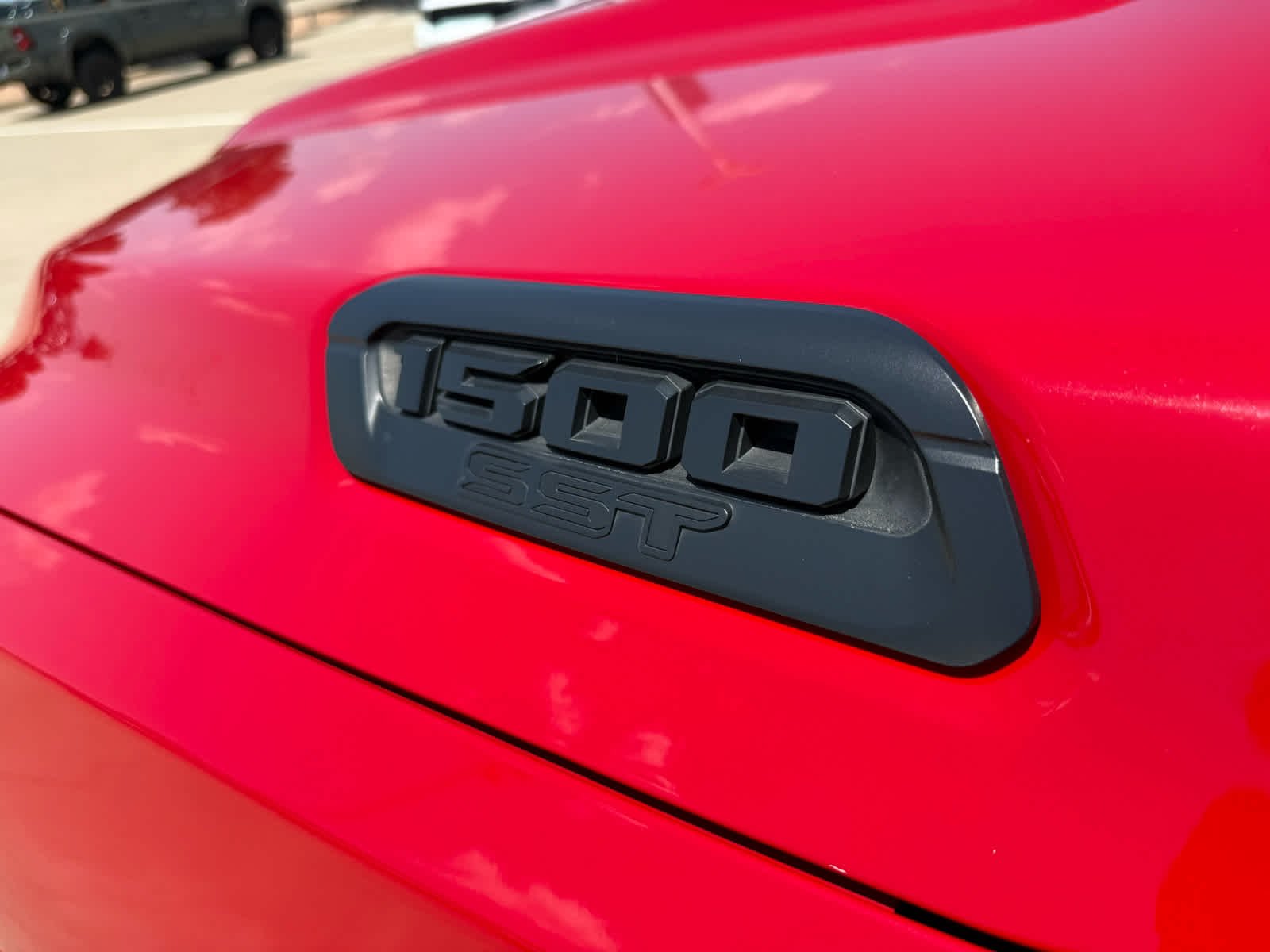 Used 2025 Flame Red Clearcoat Ram Lone Star image 11