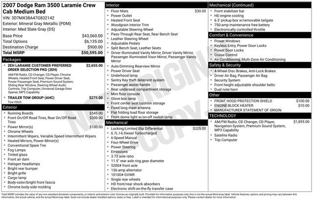 Used 2007 Mineral Gray Metallic Dodge Laramie image 28