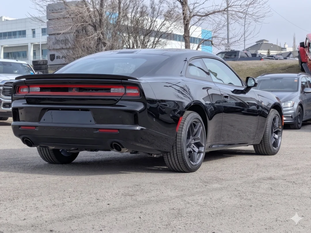 New 2026 Black Dodge Scat Pack - - AWD - Blacktop Pkg - 550 HP - Active Driving Assist & More! image 8