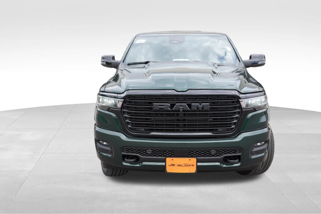 New 2026 Serrano-Green Metallic Exterior Paint RAM Laramie image 8