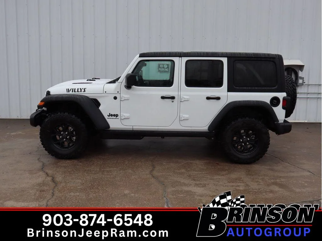 New 2026 Bright White Clearcoat Jeep Willys image 3
