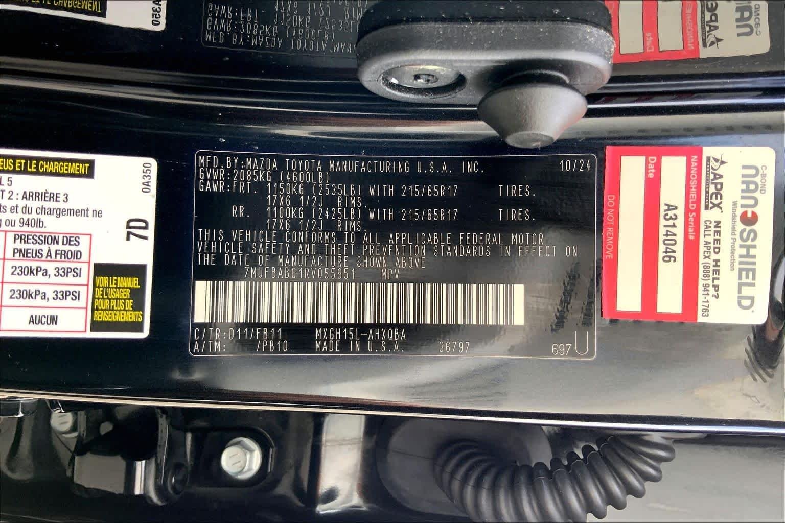 Used 2024 Jet Black Toyota Hybrid S image 36