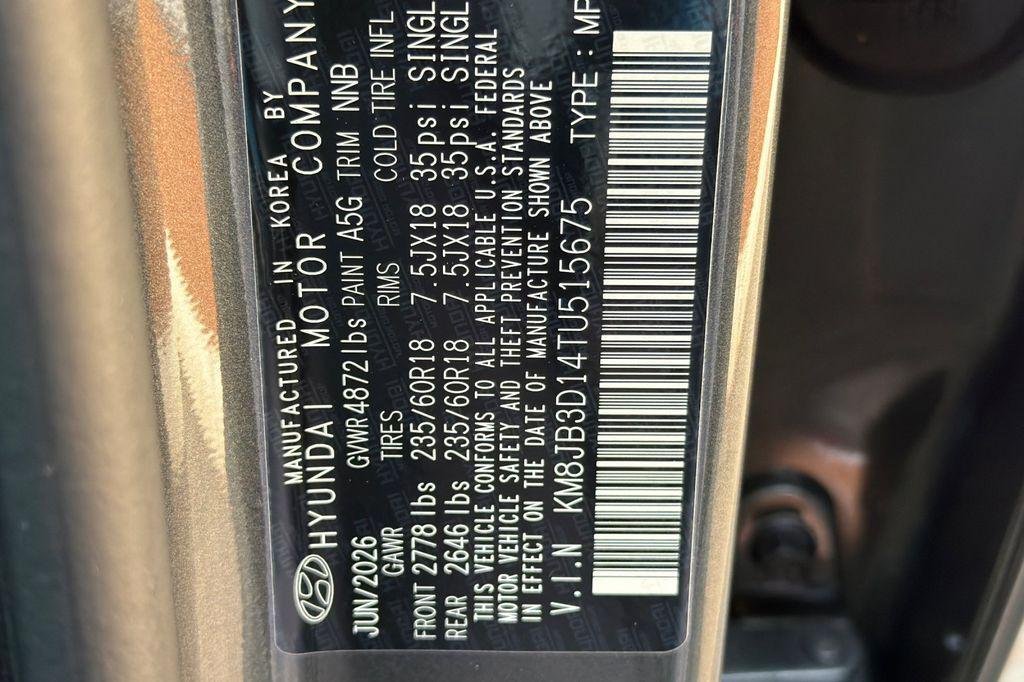 New 2026 Gray Hyundai SEL FWD image 22