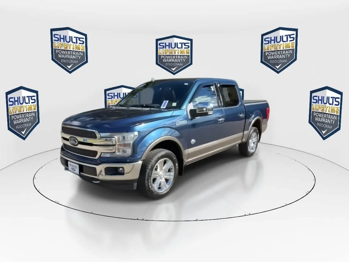 Used 2020 Blue Jeans/Stone Gray Ford King Ranch image 4