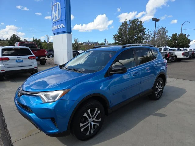 Used 2017 Blue Toyota LE image 1