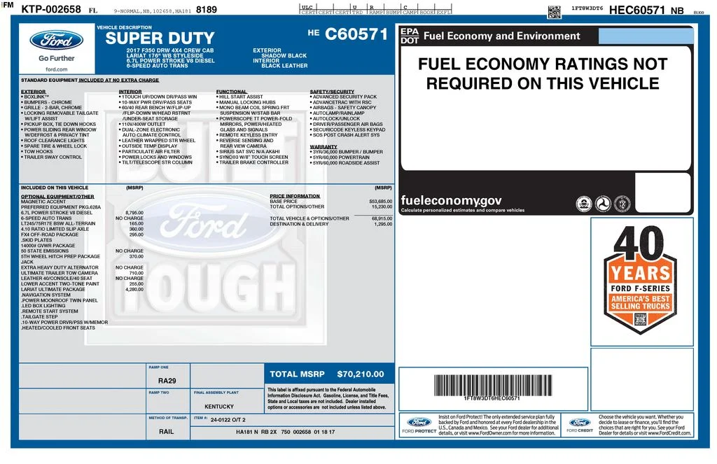 Used 2017  Ford Lariat image 2