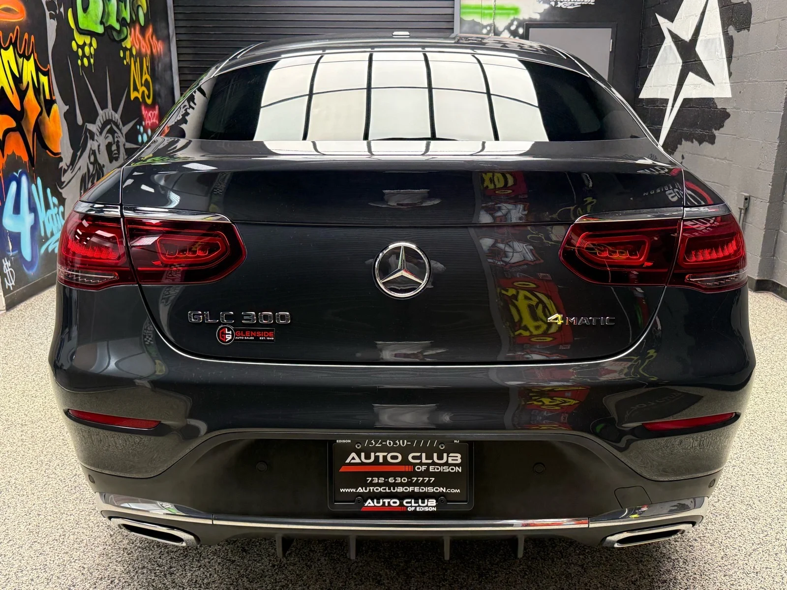 Used 2020 Graphite Grey Metallic (831) Mercedes-Benz GLC 300 4MATIC®  4DOOR COUPE image 5