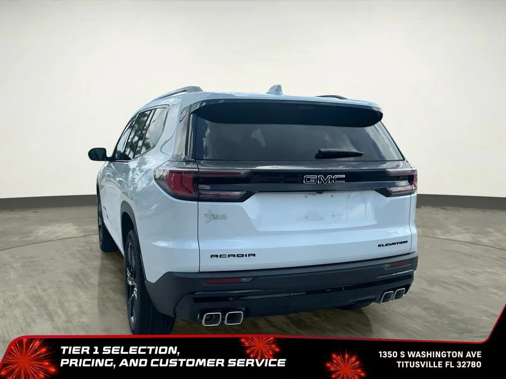 New 2026 Glacier White Tricoat GMC Elevation image 9