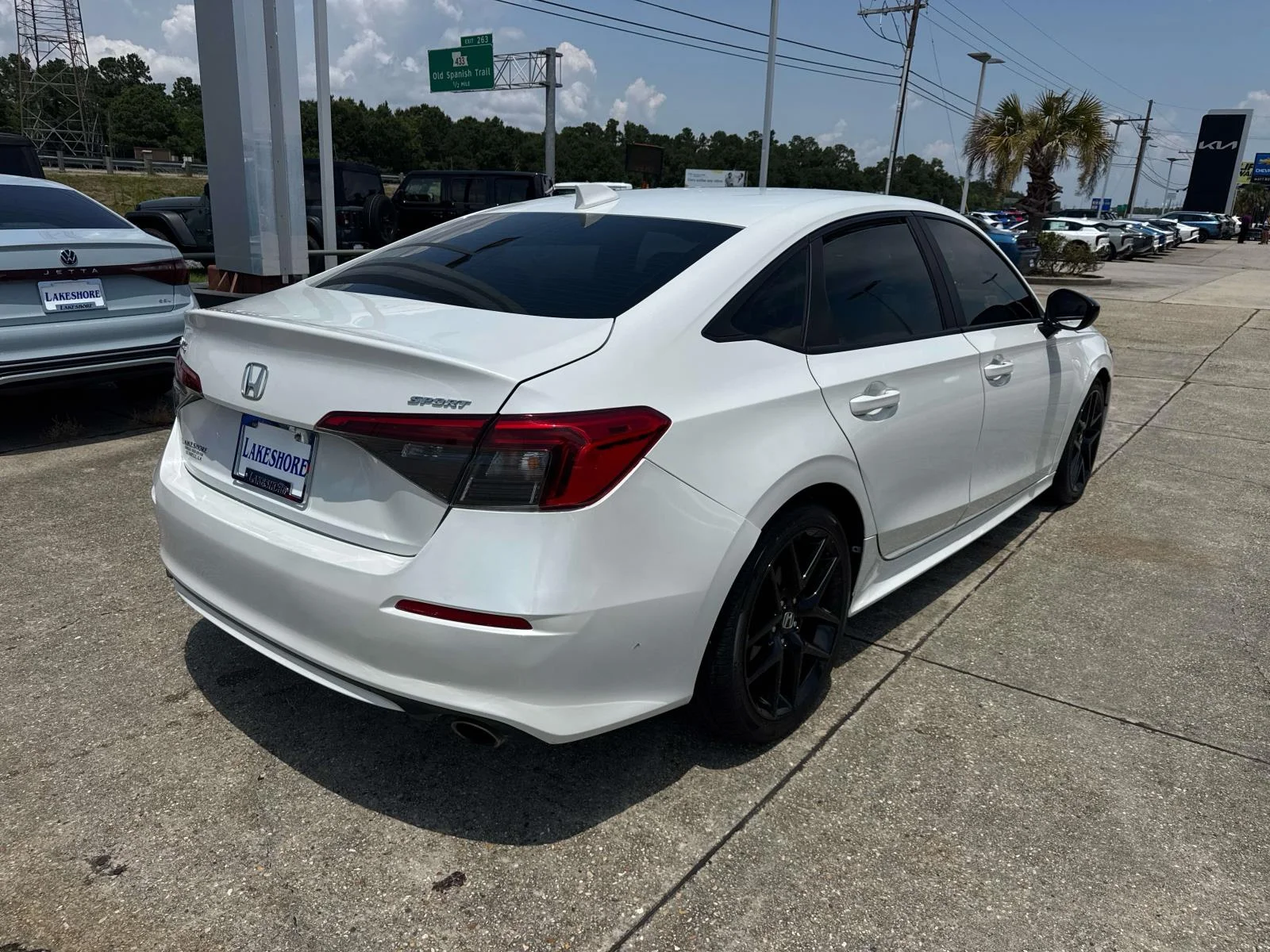Used 2024 White Honda Sport CVT image 7