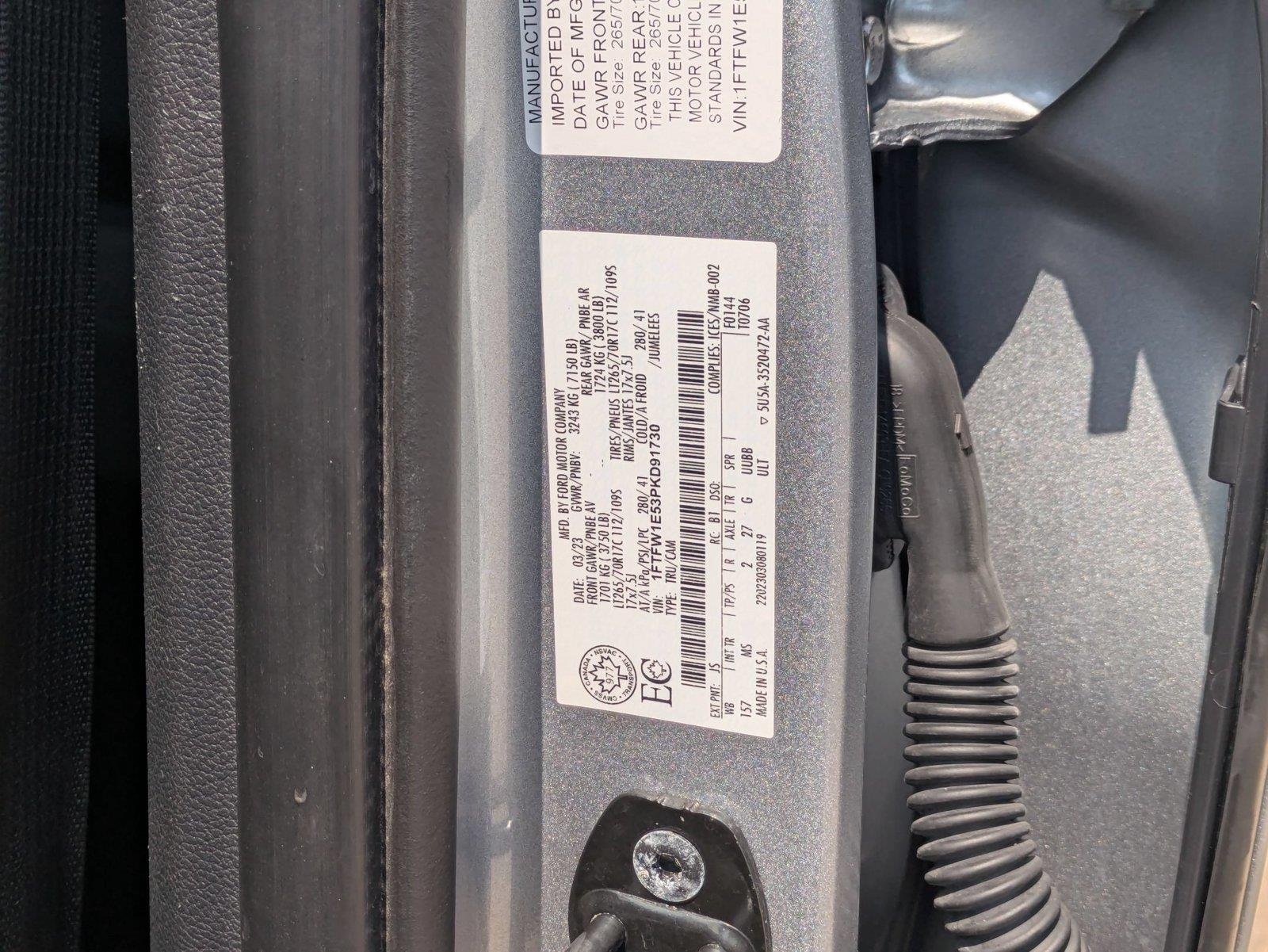 Used 2023 Iconic Silver Metallic Ford XLT image 38