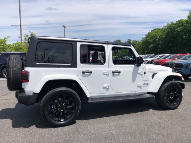 Used 2023 White Jeep Sahara 4xe image 3
