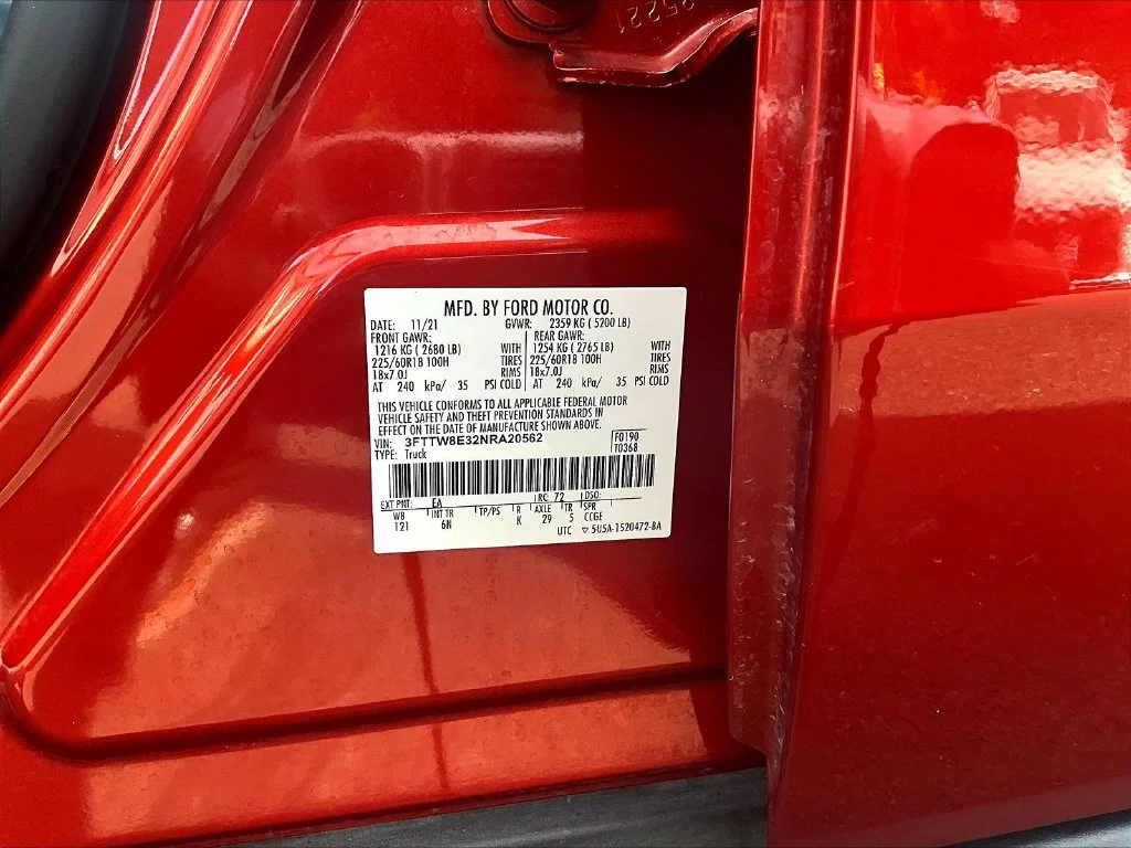 Used 2022 Red Ford Lariat image 22
