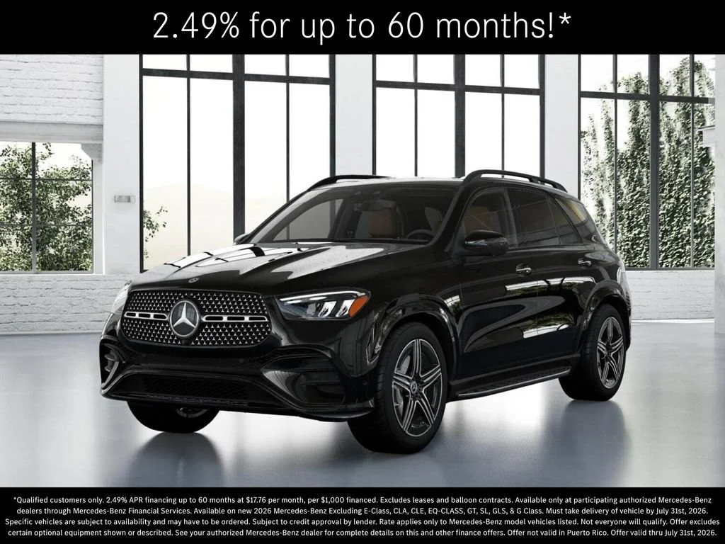 New 2026 Obsidian Black Metallic Mercedes-Benz GLE 450 image 82