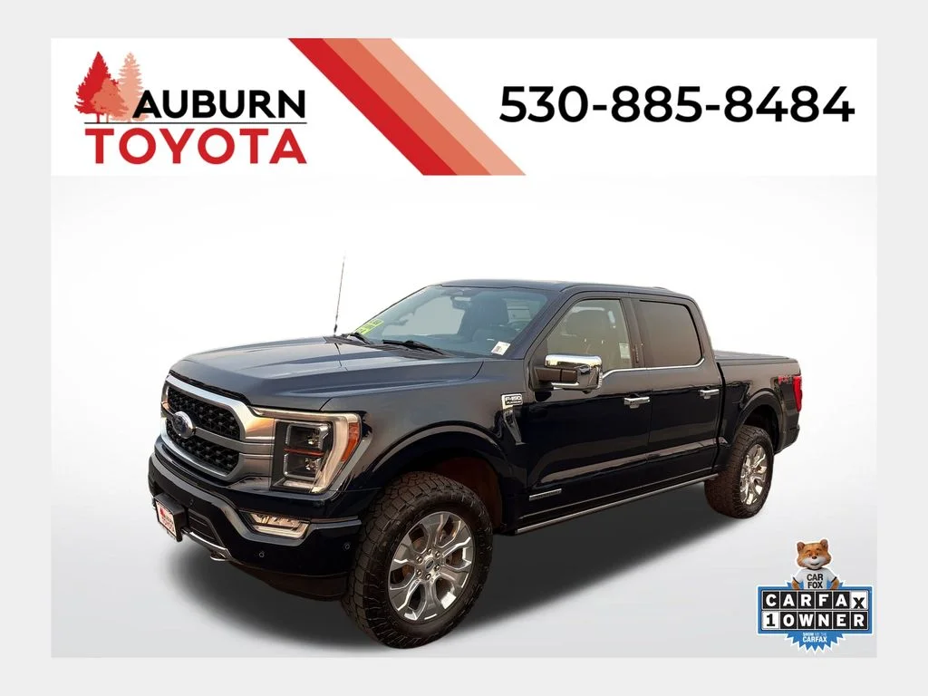 Used 2023 Blue Metallic Ford Platinum image 1