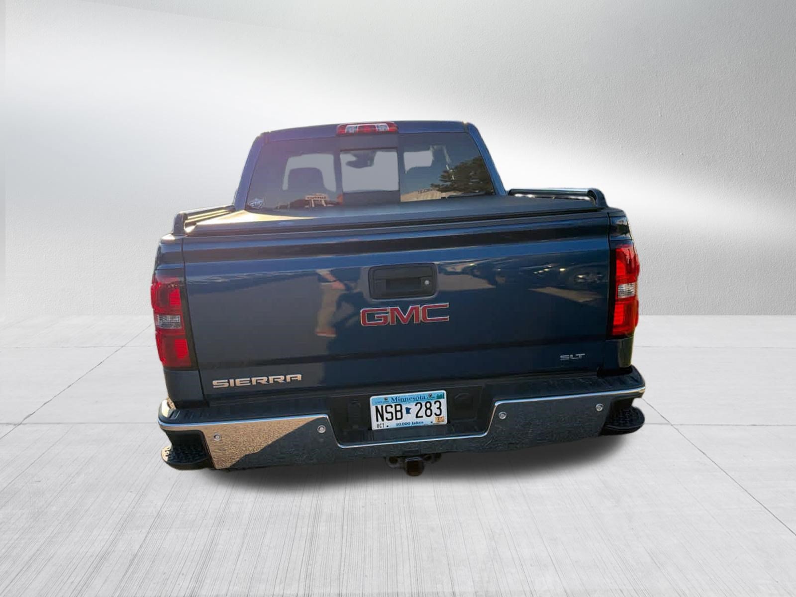 Used 2015 STONE BLUE METALLIC GMC SLT image 6