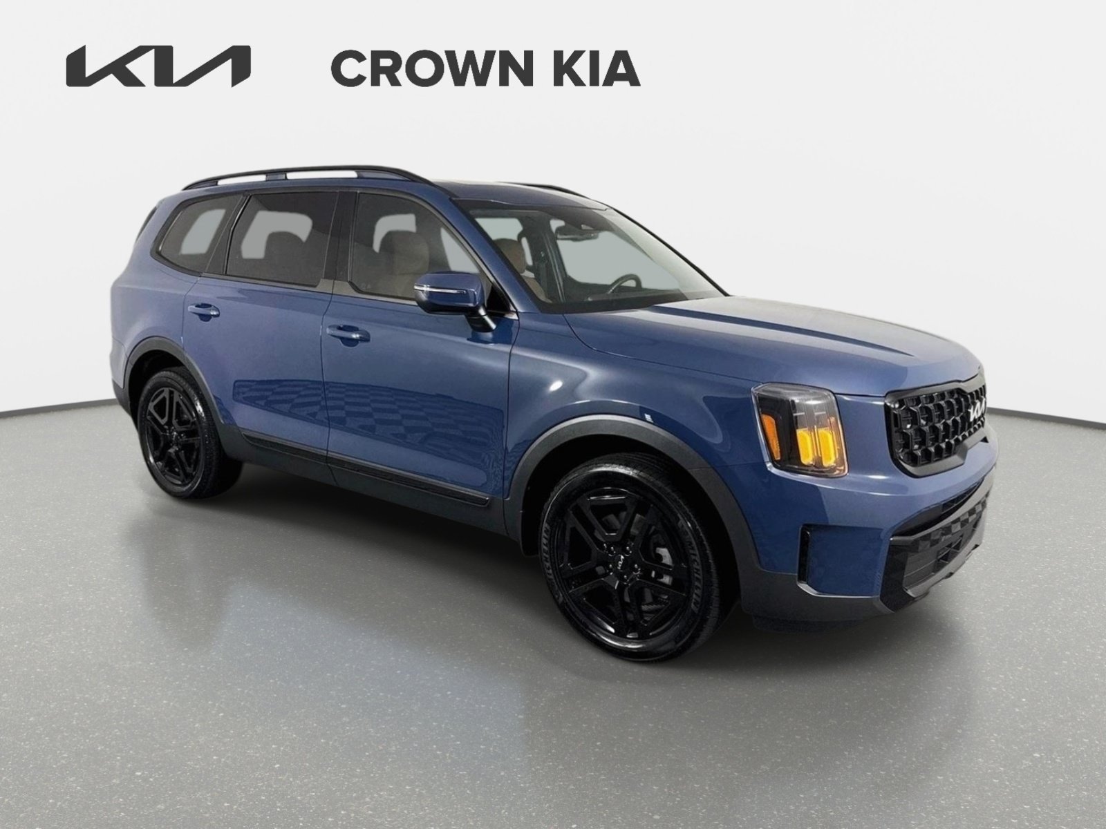 Used 2024 Midnight Lake Blue Kia EX X-Line image 3