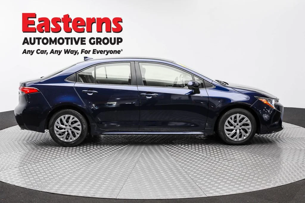 Used 2021 Blue Toyota LE image 4