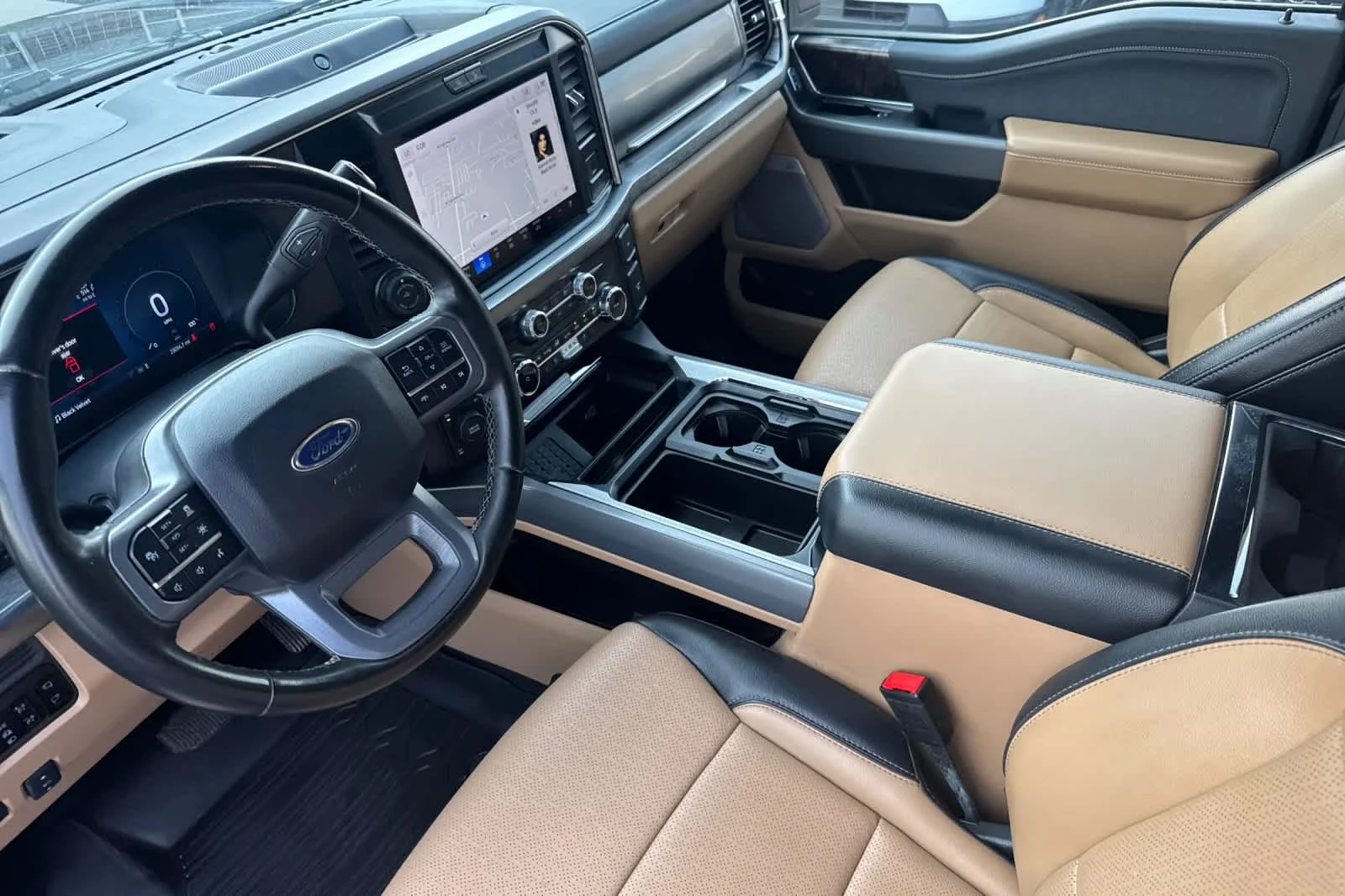 Certified Used 2025 Antimatter Blue Metallic Ford LARIAT image 11