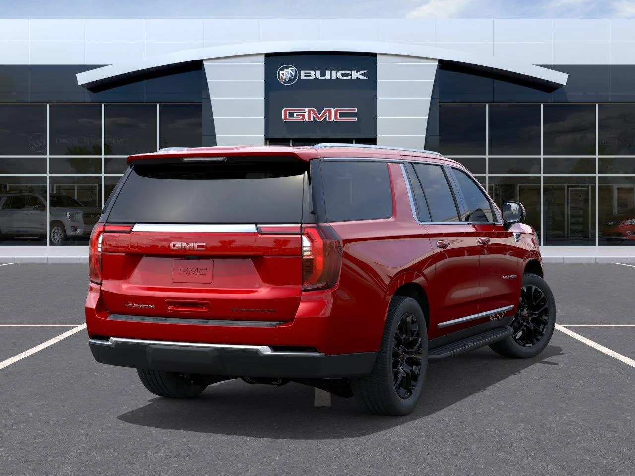 New 2026 Volcanic Red Tintcoat GMC Elevation image 4