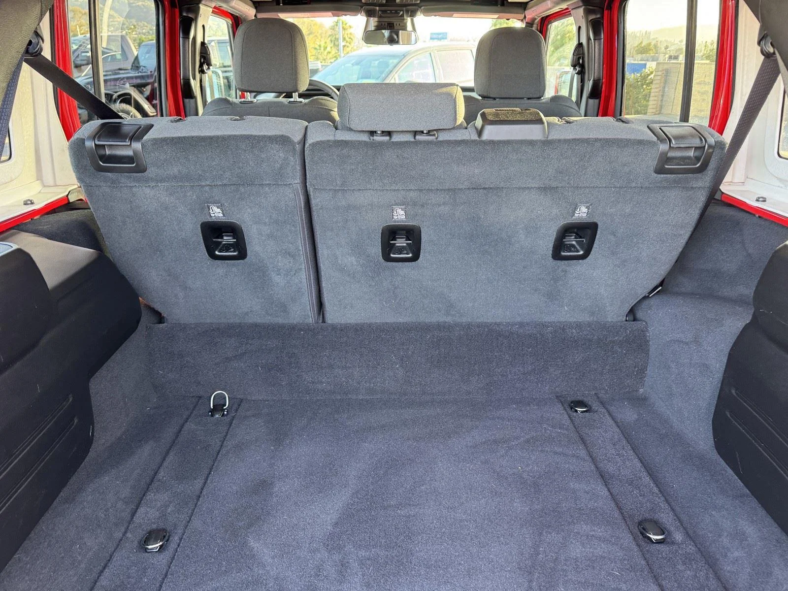 Certified Used 2025 Firecracker Red Clearcoat Jeep Sahara image 14