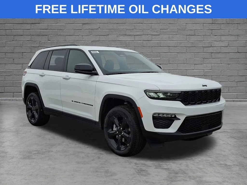 New 2025 Bright White Clearcoat Jeep Limited image 1