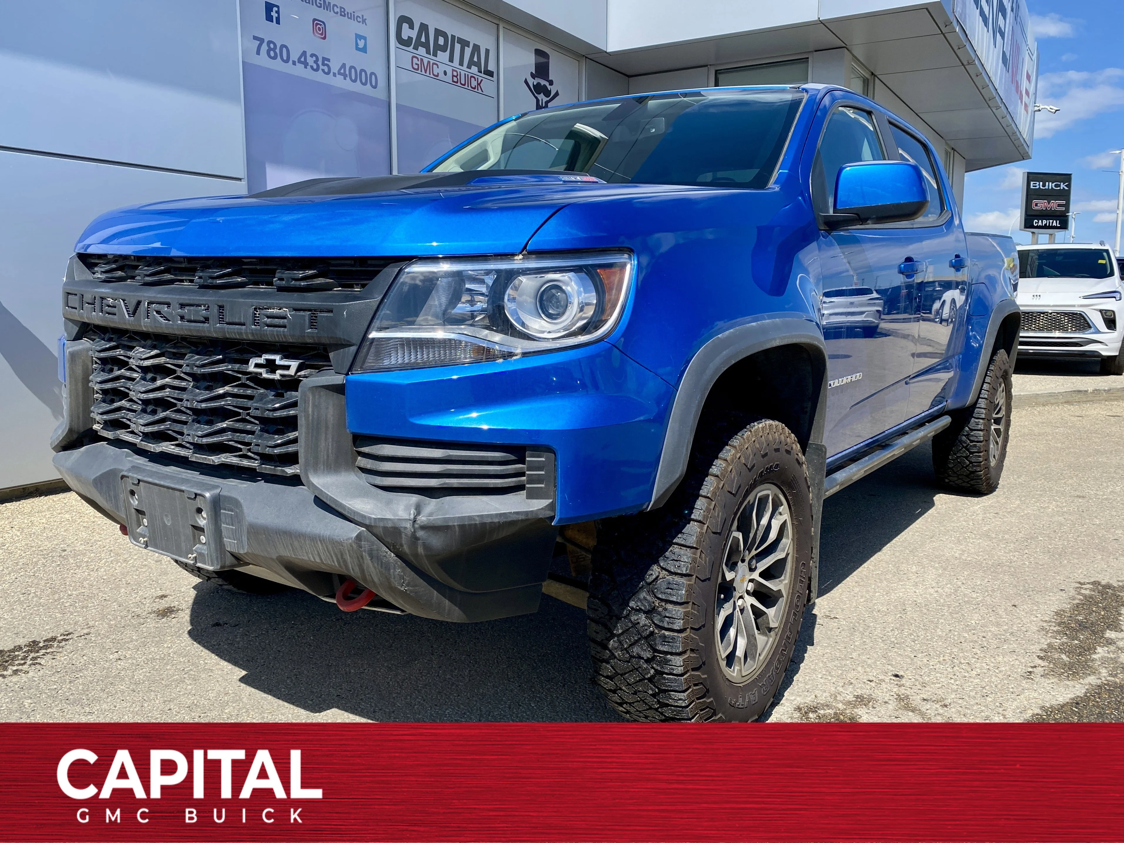 Certified Used 2022 Blue Chevrolet 4WD ZR2 Crew Cab * RARE DIESEL  2.8L * HD TOW PACKAGE * REMOTE STARTER * image 1