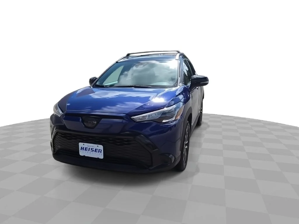 Used 2023 Blue Toyota Hybrid SE image 4