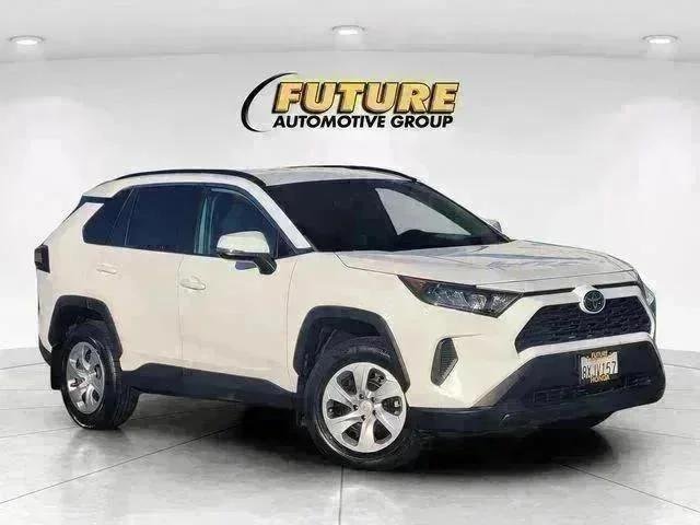 Used 2021 White Toyota LE image 1