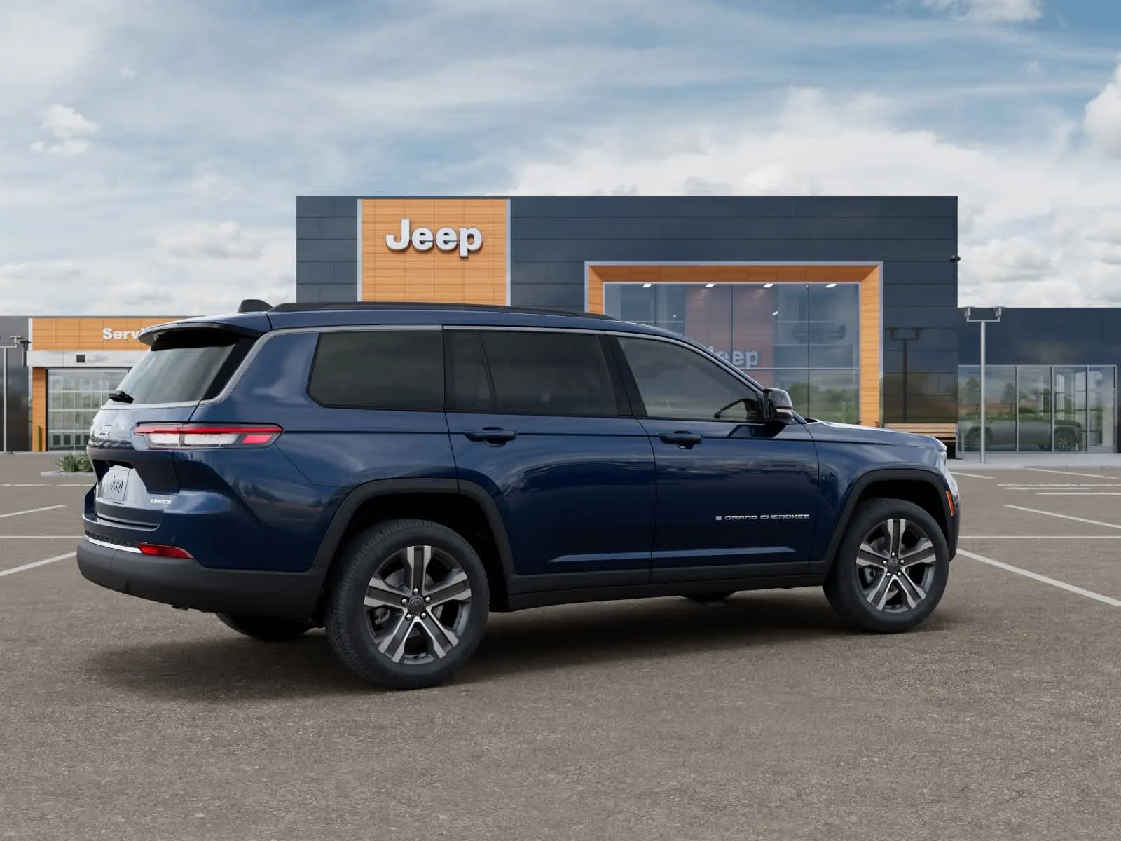 New 2027 Fathom Blue Pearlcoat Jeep Limited image 4