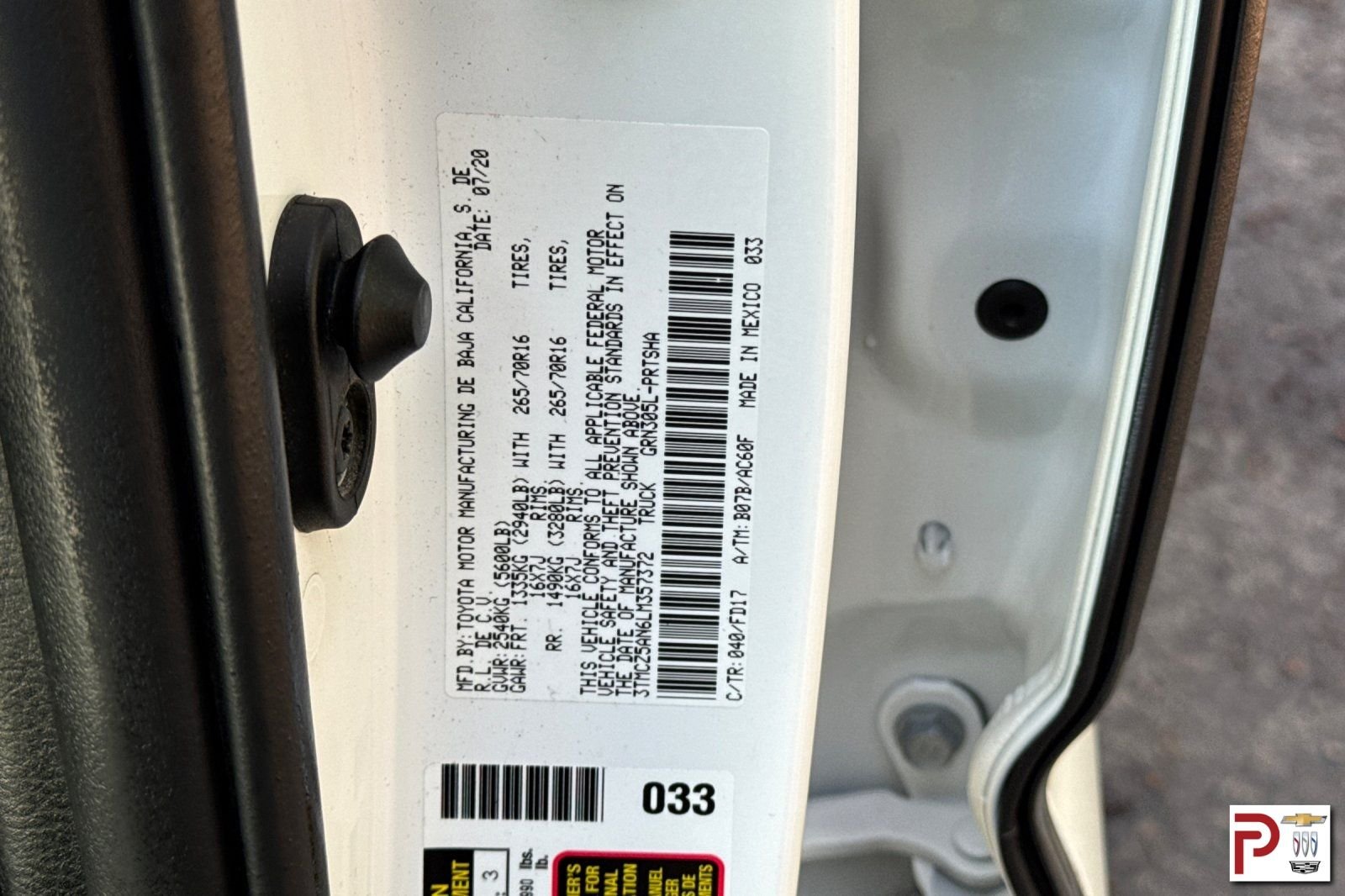 Used 2020 White Toyota TRD Off-Road image 33