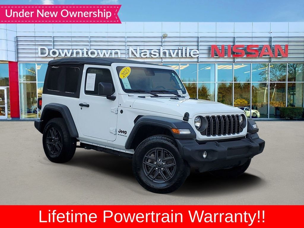 Used 2025 White Jeep Sport S image 1