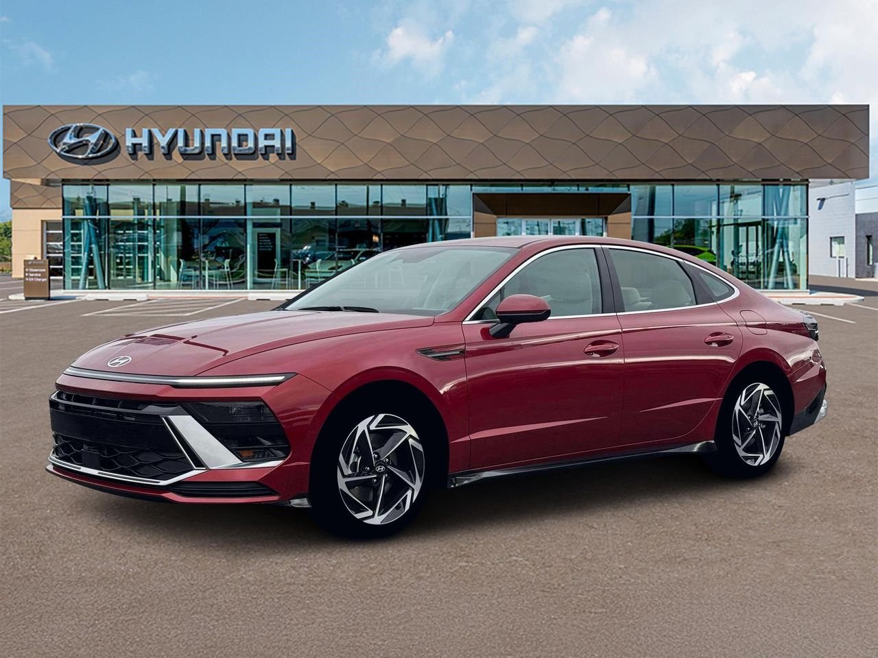 New 2026 Ultimate Red Hyundai SEL Sport image 2