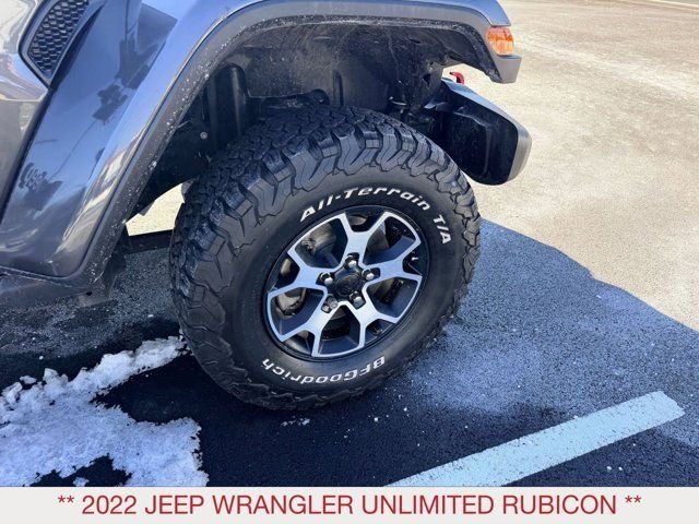 Used 2022 Gray Jeep Unlimited Rubicon image 8