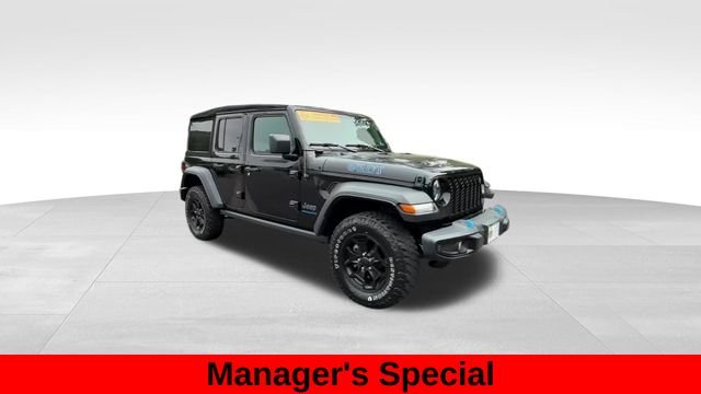 Used 2023 Black Clearcoat Jeep Willys 4xe image 10