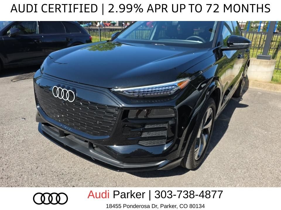 Used 2025 Audi Q6 e-tron Premium Plus with VIN WA124BGF6SA043428 for sale in Highlands Ranch, CO