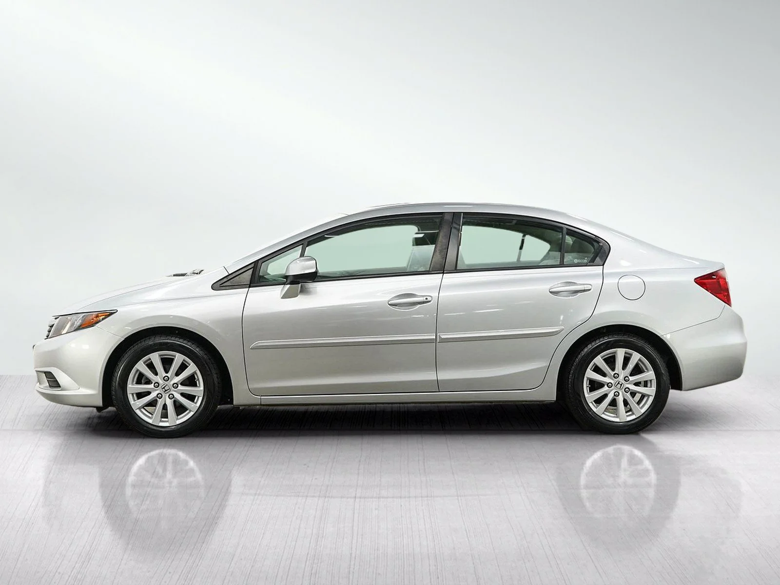 Used 2012 Alabaster Silver Metallic Honda EX-L SEDAN image 2